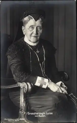 Ak Großherzogin Luise  von Baden, Portrait
