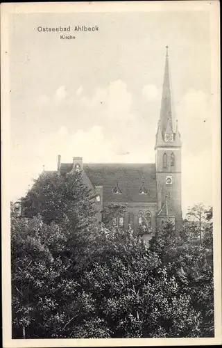 Ak Ostseebad Ahlbeck Heringsdorf auf Usedom, Kirche