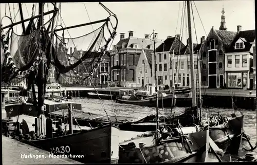 Ak Harlingen Friesland Niederlande, Noorderhaven