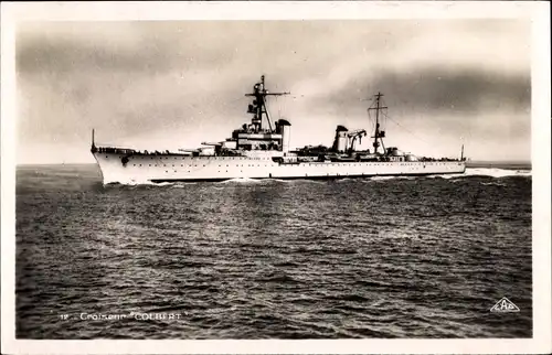Ak Französisches Kriegsschiff, Colbert, Croiseur