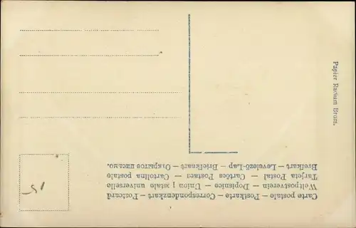 Ak Napoleon Bonaparte auf St. Helena, Schauspieler, Von Norden segelt ein Schiff durch's Meer