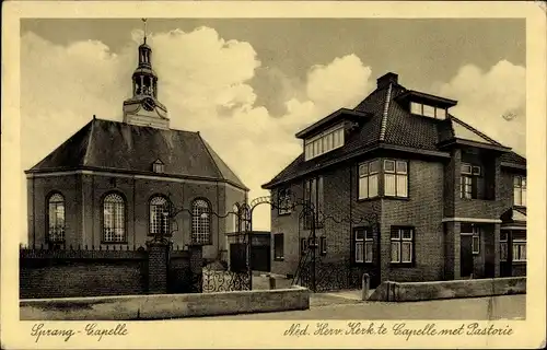 Ak Sprang Capelle Nordbrabant Niederlande, Ned. Herv. Kerk, Pastorie