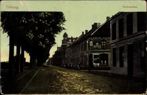 Ak Tilburg Nordbrabant Niederlande, Stationslaan