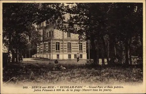 Ak Berck Plage Pas de Calais, Reingam Parc, Grand Parc, Bois publics