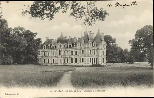 Ak Morannes Maine et Loire, Chateau des Roches