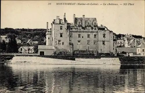 Ak Montsoreau Maine et Loire, Le Chateau