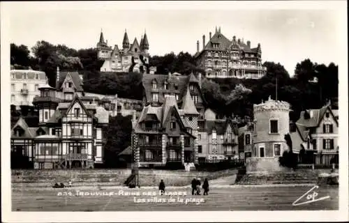 Ak Trouville Calvados, Reine des Plages, Les villas de la plage
