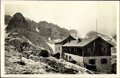 Ak Hallstatt in Oberösterreich, Simonyhütte und Schöberl