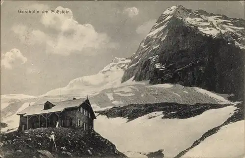 Ak Sankt Jodok am Brenner Tirol, Geraer Hütte am Fußstein