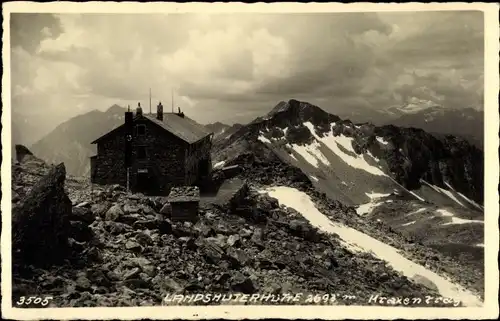 Ak Tirol Österreich, Landshuterhütte