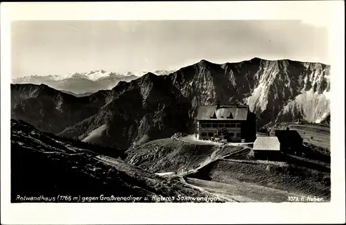 Ak Rotwandhaus, Mangfallgebirge, Großvenediger, Hinteres Sonnwendjoch