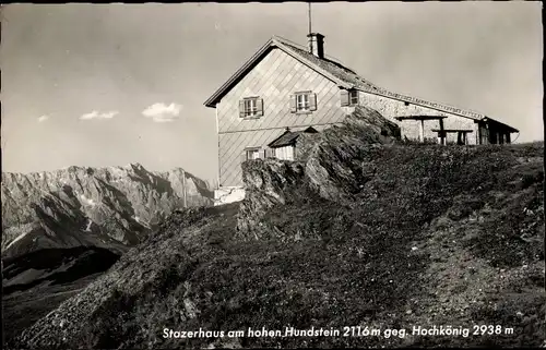 Ak Hinterthal Maria Alm am Steinernen Meer Salzburg, Hundstein, Statzerhaus, Hochkönig