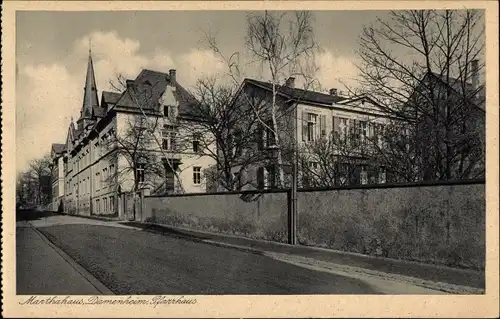 Ak Darmstadt in Hessen, Marthahaus Damenheim Pfarrhaus