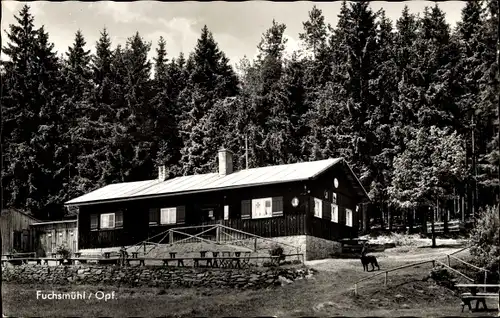 Ak Fuchsmühl in der Oberpfalz, Restaurant Brandhütte