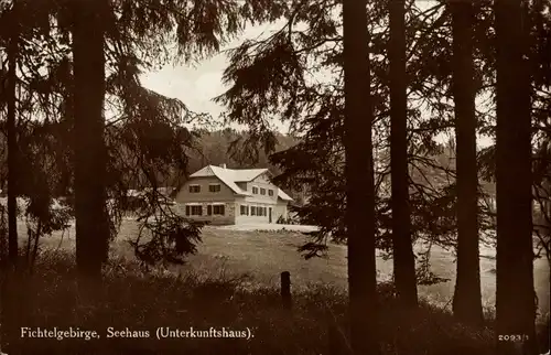 Ak Fichtelberg im Fichtelgebirge Oberfranken, Seehaus