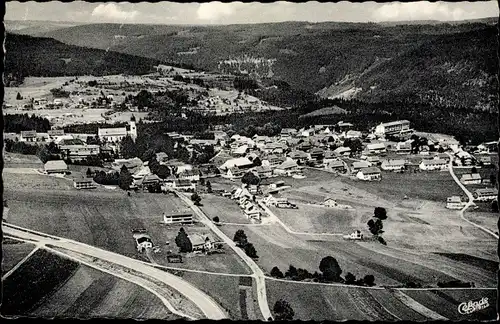 Ak Oberstaufen im Allgäu, Fliegeraufnahme