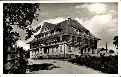 Ak Grafenhausen im Schwarzwald, Pension Krone