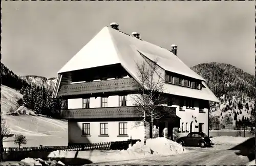 Ak Menzenschwand Sankt Blasien im Schwarzwald, Haus Birkenhof