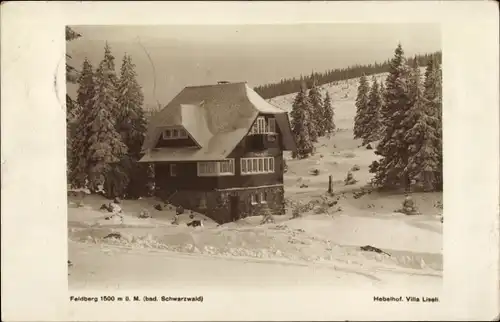 Ak Feldberg im Schwarzwald, Pension Hebelhof