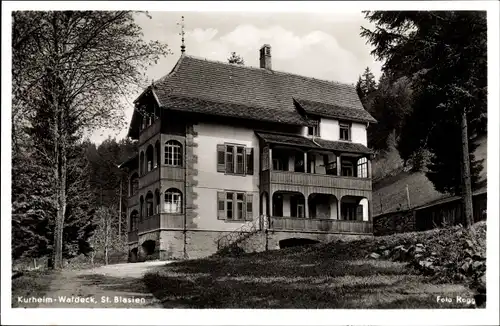 Ak Sankt Blasien im Schwarzwald, kurheim Waldeck