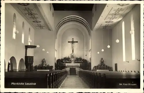 Ak Lenzkirch Hochschwarzwald, Pfarrkirche, Inneres