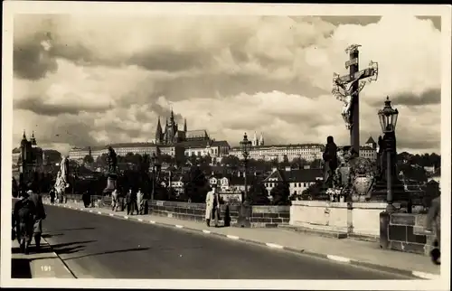 Ak Praha Prag Tschechien, Burg Hradschin