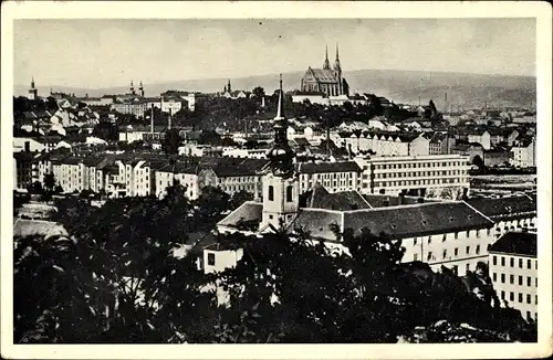 Ak Brno Brünn Südmähren, Totalansicht