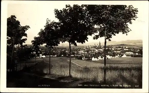 Ak Klatovy Klattau Region Pilsen, Gesamtansicht