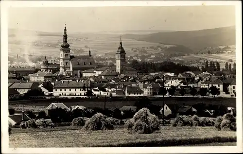 Ak Vyškov Wischau Südmähren, Totalansicht