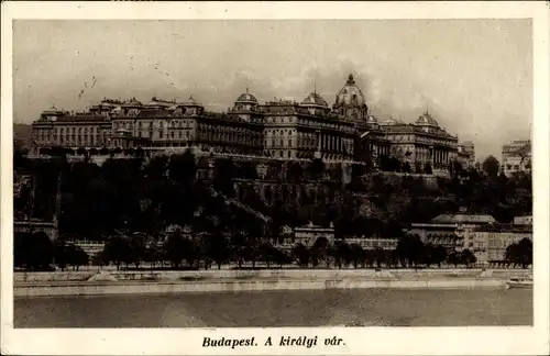 Ak Budapest Ungarn, Königliche Burg