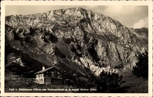 Ak Golling an der Salzach in Salzburg, Carl von Stahl Haus am Torrener Joch, Hoher Göll