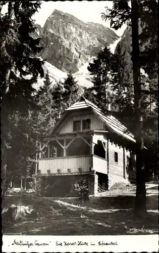 Ak Mallnitz in Kärnten, Korat Hütte im Dösental