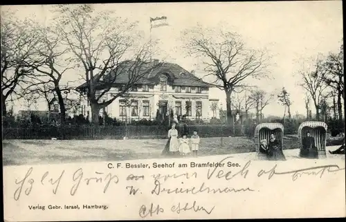 Ak Hamburg Wandsbek Bramfeld, Gasthaus Seehof am Bramfelder See