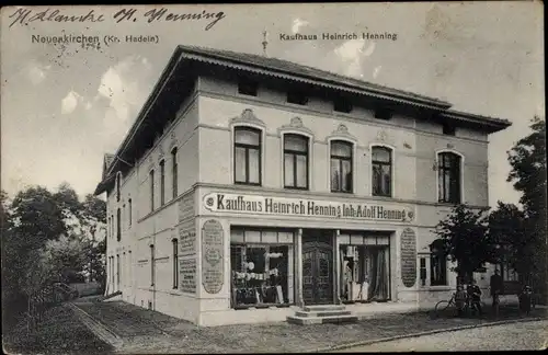 Ak Neuenkirchen Land Hadeln Niedersachsen, Kaufhaus Heinrich Henning