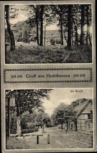 Ak Hechthausen in Niedersachsen, Am Bruch, Gut Hutloh