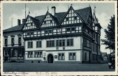 Ak Blomberg in Lippe, Rathaus