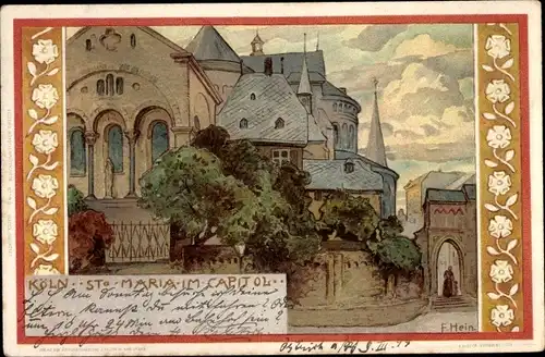 Künstler Litho Hein, Franz, Köln am Rhein, St. Maria im Capitol