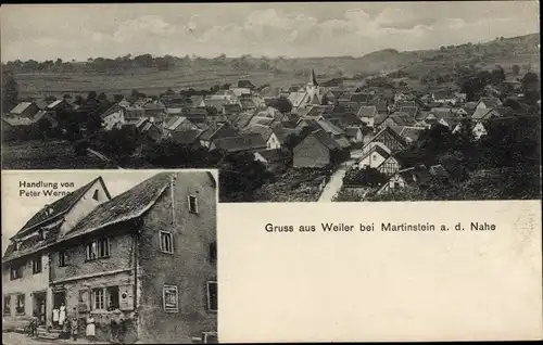 Ak Weiler bei Monzingen, Handlung, Totalansicht