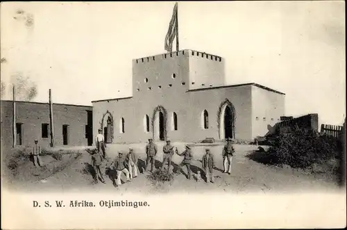 Ak Otjimbingue Otjimbingwe Namibia Deutsch Südwestafrika, Verwaltungsgebäude