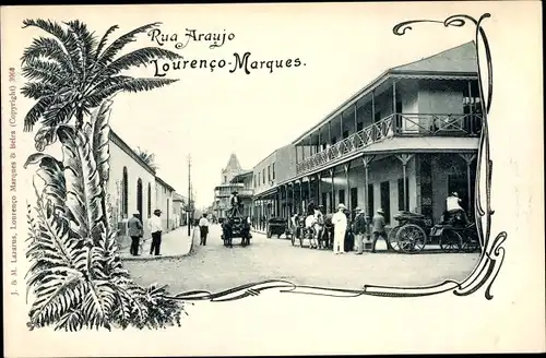Ak Maputo Lourenco Marques Mosambik, Rua Araujo