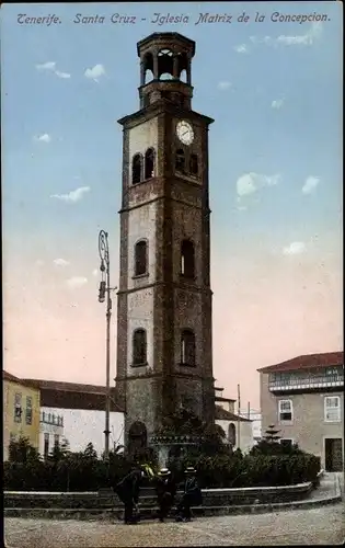 Ak Santa Cruz de Tenerife Teneriffa Kanarische Inseln Spanien, Iglesia Matriz de la Concepción