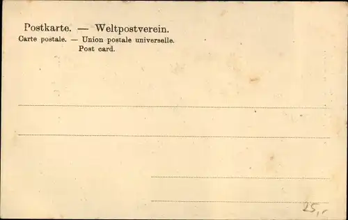 Ak Messkirch in der Schwäbischen Alb, Hochwasserkatastrophe 1904, Gartenvorbau und Steintreppe