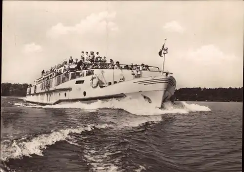 Ak Weiße Flotte Berlin, Luxusfahrgastschiff