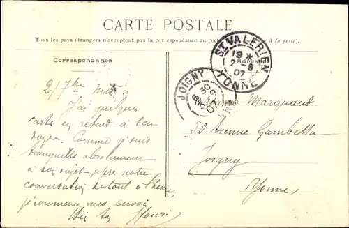 Ak Chateau Landon Seine et Marne, Le Latry