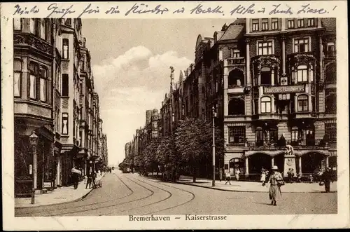 Ak Bremerhaven, Kaiserstraße, Haus des Handwerks