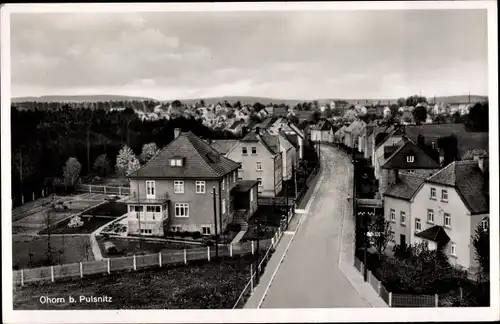Ak Ohorn in Sachsen, Straßenpartie