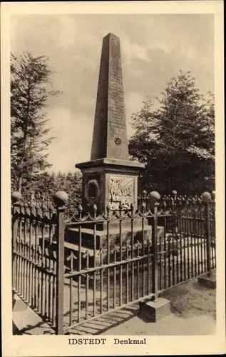 Ak Idstedt in Schleswig Holstein, Denkmal