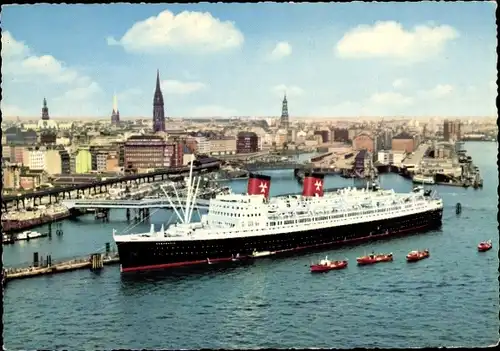 Ak Hamburg, Dampfer Hanseatic, Hamburg Atlantic Line