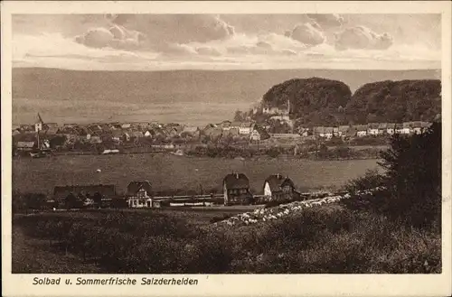 Ak Salzderhelden Einbeck in Niedersachsen, Gesamtansicht