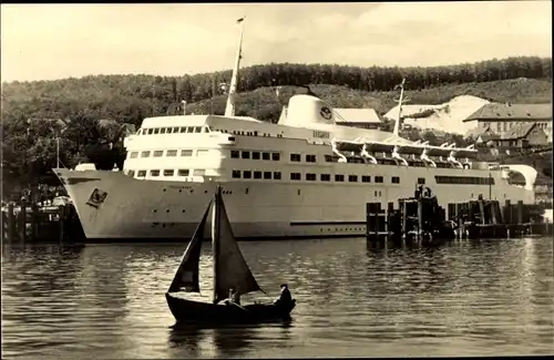 Ak Sassnitz auf Rügen, Schwedenfähre Trelleborg